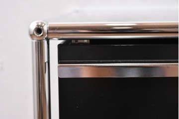 中古　スイス　USMハラー(USM Haller)　ロールボーイ(ROLLBOY)　ホームオフィスにもおすすめなスッキリとしたデザインのトレー付きデスクワゴン　定価約20万2千円相当　(R-084837)