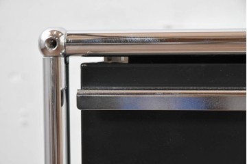 中古　スイス　USMハラー(USM Haller)　ロールボーイ(ROLLBOY)　ホームオフィスにもおすすめなスッキリとしたデザインのトレー付きデスクワゴン　定価約20万2千円相当　(R-084838)