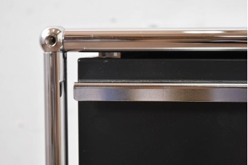 中古　スイス　USMハラー(USM Haller)　ロールボーイ(ROLLBOY)　ホームオフィスにもおすすめなスッキリとしたデザインのトレー付きデスクワゴン　定価約20万2千円相当　(R-084839)