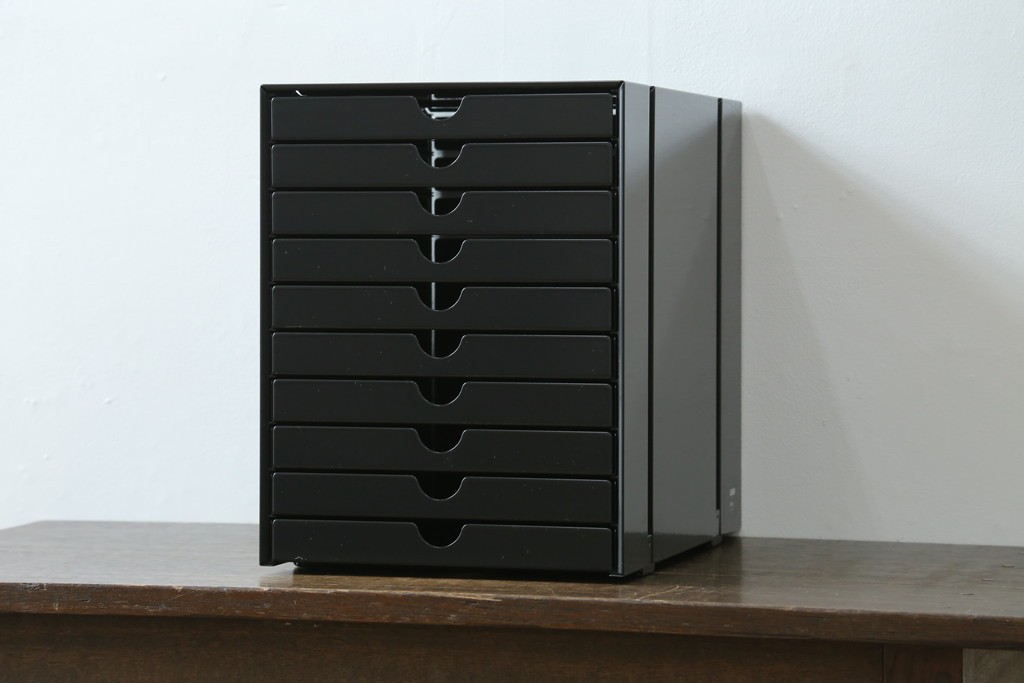 中古　美品　スイス　USMハラー(USM Haller)　イノス(INOS BOX)　ドロワーセット　10段　定価約3万7千円　(R-084842)