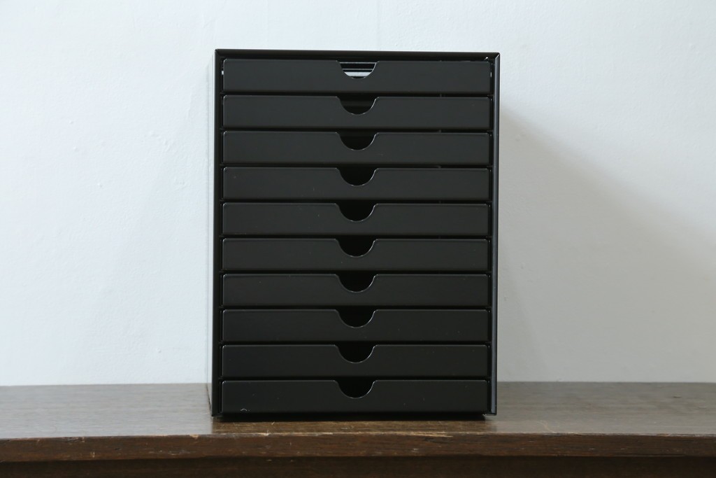 中古　美品　スイス　USMハラー(USM Haller)　イノス(INOS BOX)　ドロワーセット　10段　定価約3万7千円　(R-084842)
