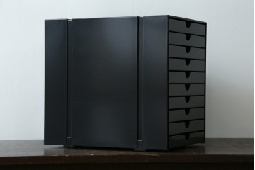 中古　美品　スイス　USMハラー(USM Haller)　イノス(INOS BOX)　ドロワーセット　10段　定価約3万7千円　(R-084842)