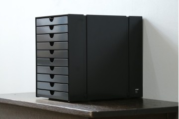 中古　美品　スイス　USMハラー(USM Haller)　イノス(INOS BOX)　ドロワーセット　10段　定価約3万7千円　(R-084842)