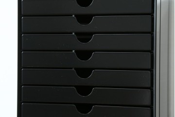 中古　美品　スイス　USMハラー(USM Haller)　イノス(INOS BOX)　ドロワーセット　10段　定価約3万7千円　(R-084842)