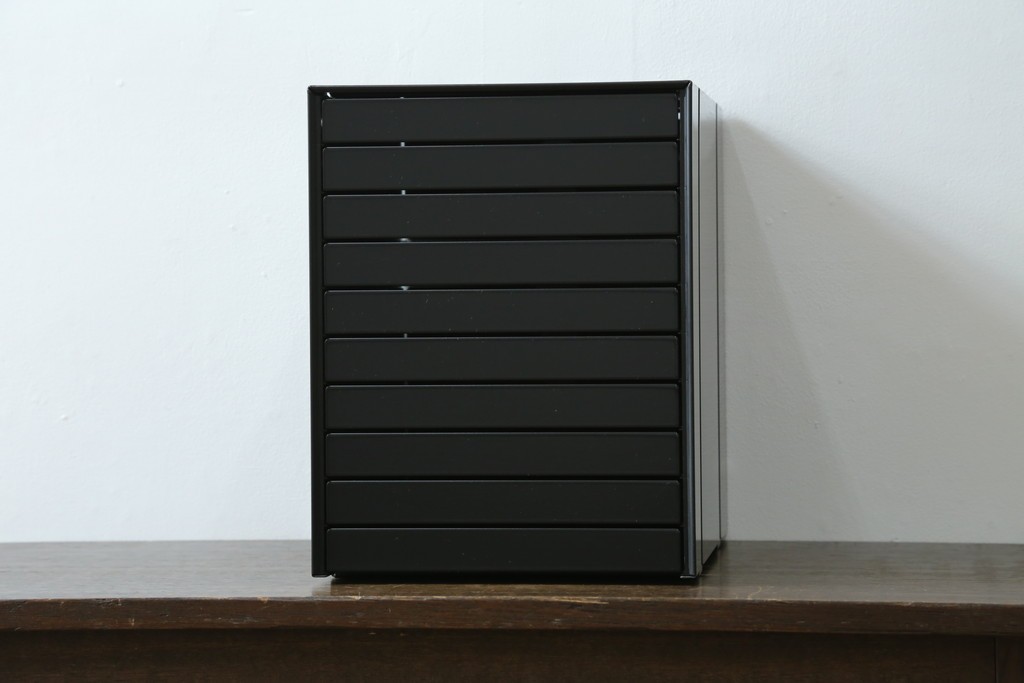 中古　美品　スイス　USMハラー(USM Haller)　イノス(INOS BOX)　ドロワーセット　10段　定価約3万7千円　(R-084842)