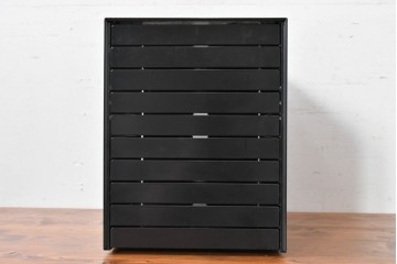 中古　美品　スイス　USMハラー(USM Haller)　イノス(INOS BOX)　ホームオフィスにもおすすめなスッキリとしたデザインの10段レターケース　定価約3万7千円相当　(R-084842)