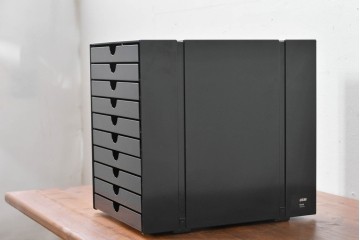 中古　美品　スイス　USMハラー(USM Haller)　イノス(INOS BOX)　ホームオフィスにもおすすめなスッキリとしたデザインの10段レターケース　定価約3万7千円相当　(R-084842)