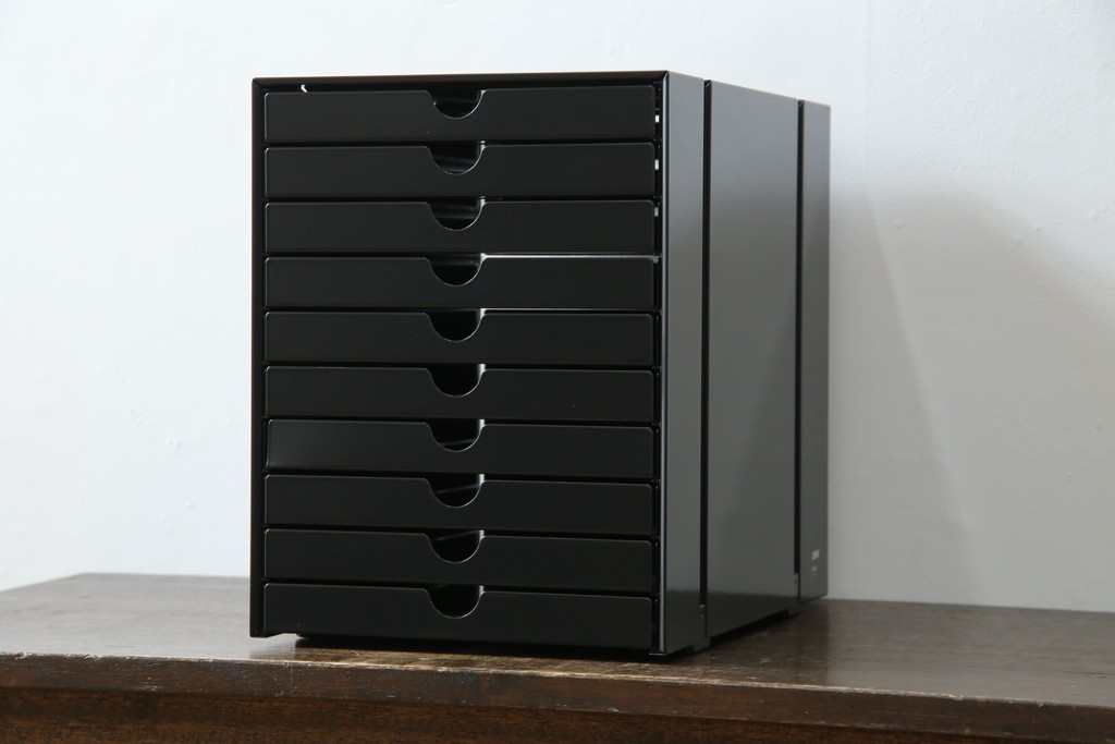 中古　美品　スイス　USMハラー(USM Haller)　イノス(INOS BOX)　ホームオフィスにもおすすめなスッキリとしたデザインの10段レターケース　定価約3万7千円　(R-084843)