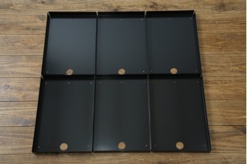 中古　美品　スイス　USMハラー(USM Haller)　イノス(INOS BOX)　ホームオフィスにもおすすめなスッキリとしたデザインの10段レターケース　定価約3万7千円　(R-084843)