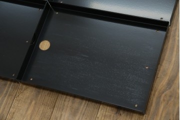 中古　美品　スイス　USMハラー(USM Haller)　イノス(INOS BOX)　ホームオフィスにもおすすめなスッキリとしたデザインの10段レターケース　定価約3万7千円　(R-084843)