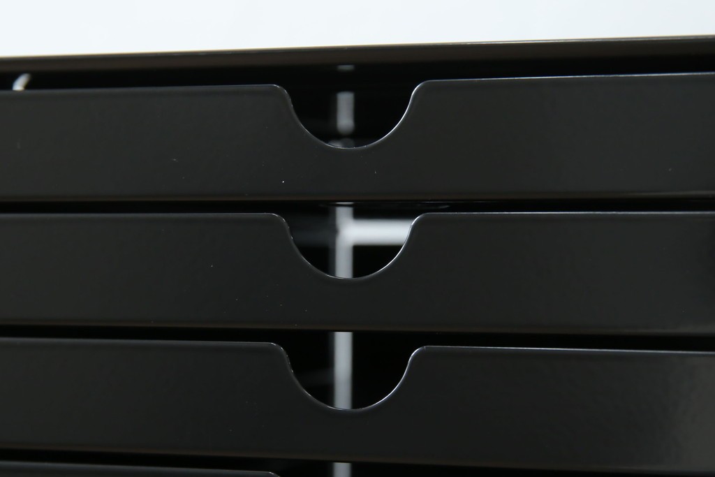 中古　美品　スイス　USMハラー(USM Haller)　イノス(INOS BOX)　ホームオフィスにもおすすめなスッキリとしたデザインの10段レターケース　定価約3万7千円　(R-084843)