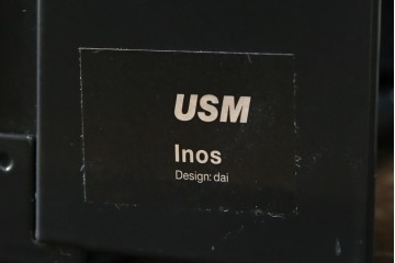 中古　美品　スイス　USMハラー(USM Haller)　イノス(INOS BOX)　ホームオフィスにもおすすめなスッキリとしたデザインの10段レターケース　定価約3万7千円　(R-084843)