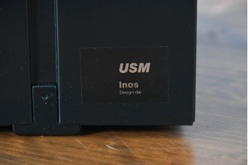 中古　美品　スイス　USMハラー(USM Haller)　イノス(INOS BOX)　ホームオフィスにもおすすめなスッキリとしたデザインの10段レターケース　定価約3万7千円相当　(R-084843)