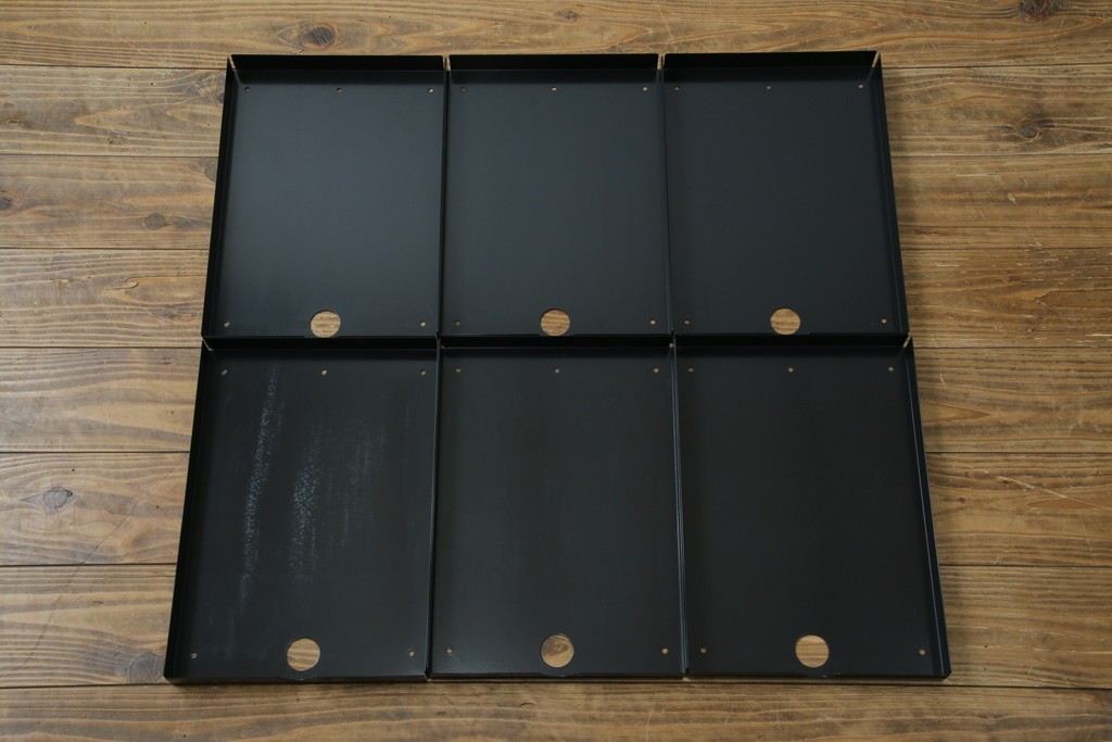 中古　美品　スイス　USMハラー(USM Haller)　イノス(INOS BOX)　ホームオフィスにもおすすめなスッキリとしたデザインの10段レターケース　定価約3万7千円　(R-084844)