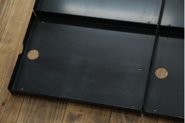 中古　美品　スイス　USMハラー(USM Haller)　イノス(INOS BOX)　ホームオフィスにもおすすめなスッキリとしたデザインの10段レターケース　定価約3万7千円　(R-084844)