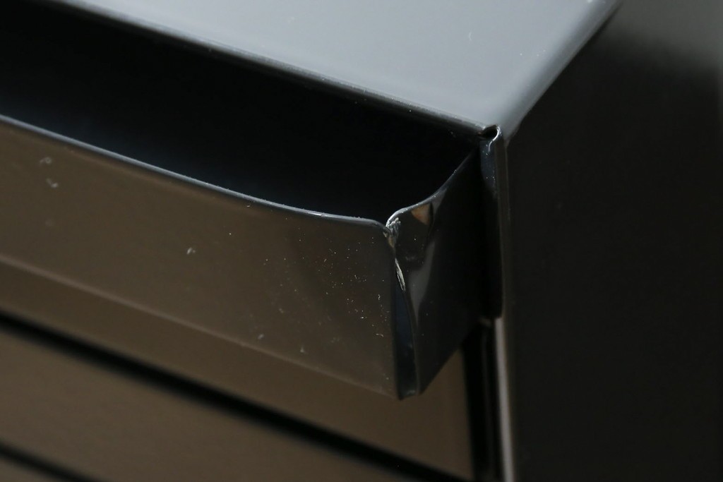 中古　美品　スイス　USMハラー(USM Haller)　イノス(INOS BOX)　ホームオフィスにもおすすめなスッキリとしたデザインの10段レターケース　定価約3万7千円　(R-084844)