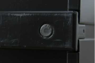 中古　美品　スイス　USMハラー(USM Haller)　イノス(INOS BOX)　ホームオフィスにもおすすめなスッキリとしたデザインの10段レターケース　定価約3万7千円　(R-084844)