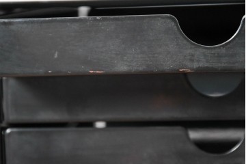 中古　美品　スイス　USMハラー(USM Haller)　イノス(INOS BOX)　ホームオフィスにもおすすめなスッキリとしたデザインの10段レターケース　定価約3万7千円相当　(R-084844)