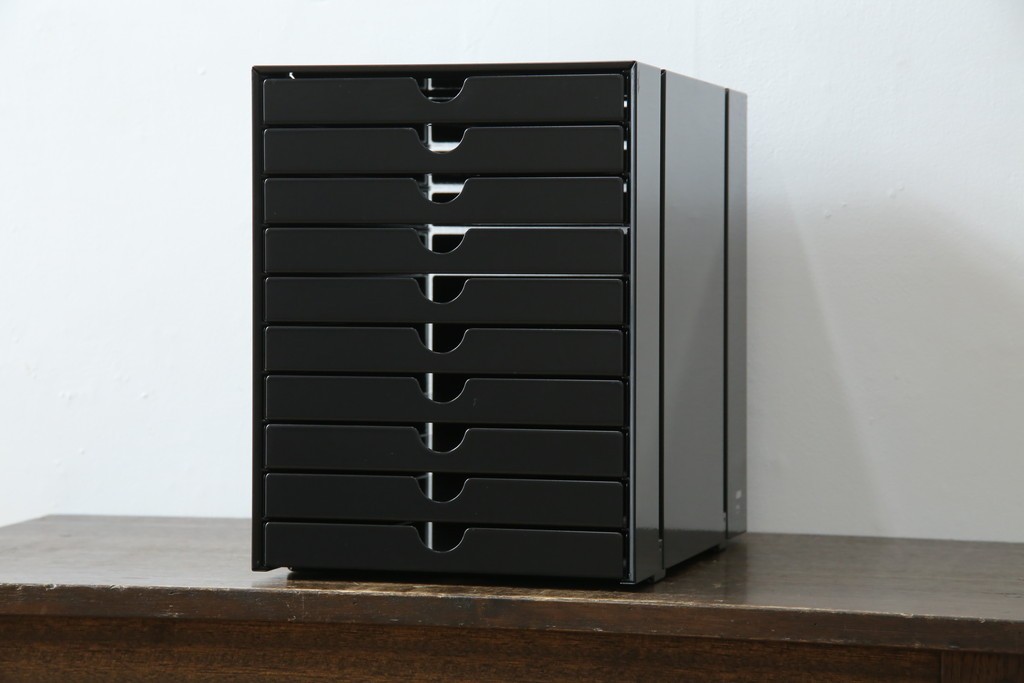 中古　美品　スイス　USMハラー(USM Haller)　イノス(INOS BOX)　ホームオフィスにもおすすめなスッキリとしたデザインの10段レターケース　定価約3万7千円　(R-084845)