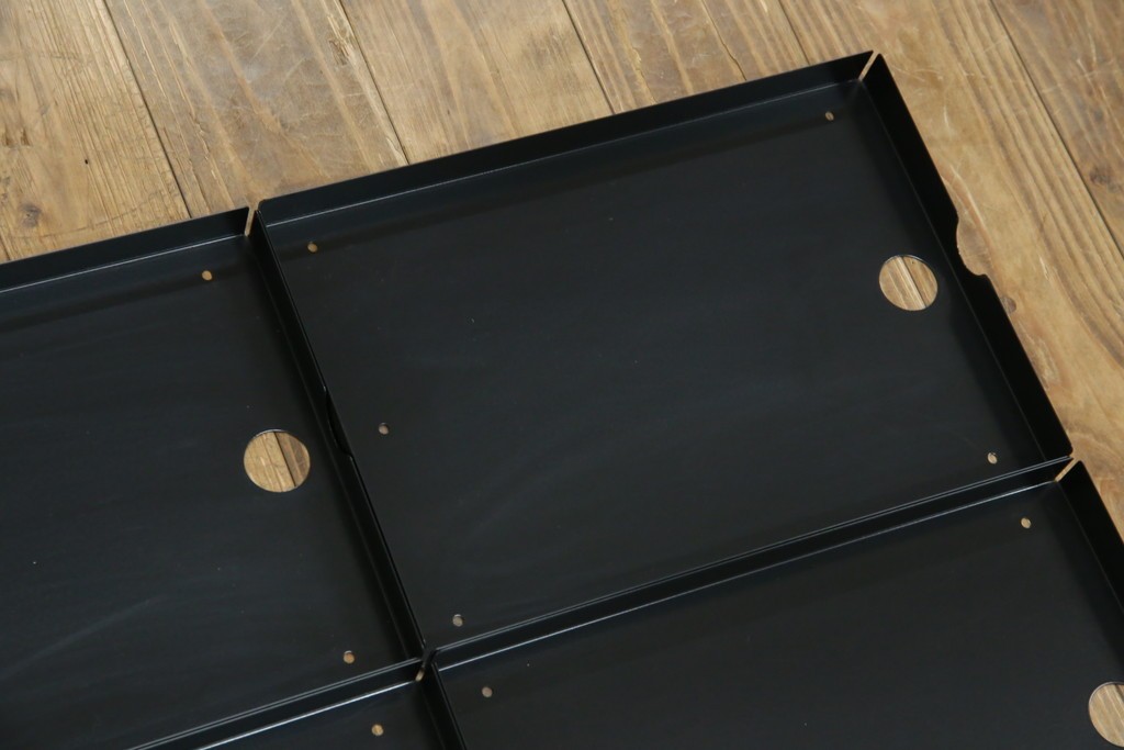 中古　美品　スイス　USMハラー(USM Haller)　イノス(INOS BOX)　ホームオフィスにもおすすめなスッキリとしたデザインの10段レターケース　定価約3万7千円　(R-084845)