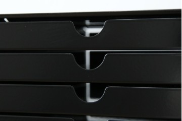 中古　美品　スイス　USMハラー(USM Haller)　イノス(INOS BOX)　ホームオフィスにもおすすめなスッキリとしたデザインの10段レターケース　定価約3万7千円　(R-084845)