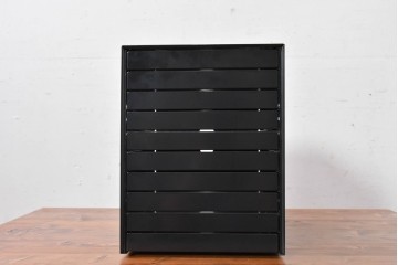 中古　美品　スイス　USMハラー(USM Haller)　イノス(INOS BOX)　ホームオフィスにもおすすめなスッキリとしたデザインの10段レターケース　定価約3万7千円相当　(R-084845)