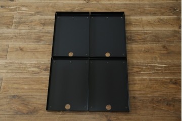 中古　美品　スイス　USMハラー(USM Haller)　イノス(INOS BOX)　ホームオフィスにもおすすめなスッキリとしたデザインの10段レターケース　定価約3万7千円相当　(R-084846)