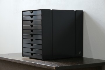 中古　美品　スイス　USMハラー(USM Haller)　イノス(INOS BOX)　ホームオフィスにもおすすめなスッキリとしたデザインの10段レターケース　定価約3万7千円相当　(R-084846)