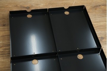 中古　美品　スイス　USMハラー(USM Haller)　イノス(INOS BOX)　ホームオフィスにもおすすめなスッキリとしたデザインの10段レターケース　定価約3万7千円相当　(R-084846)