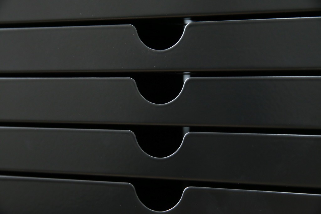 中古　美品　スイス　USMハラー(USM Haller)　イノス(INOS BOX)　ホームオフィスにもおすすめなスッキリとしたデザインの10段レターケース　定価約3万7千円相当　(R-084846)