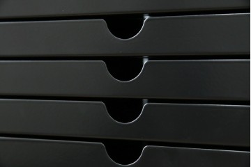 中古　美品　スイス　USMハラー(USM Haller)　イノス(INOS BOX)　ホームオフィスにもおすすめなスッキリとしたデザインの10段レターケース　定価約3万7千円相当　(R-084846)