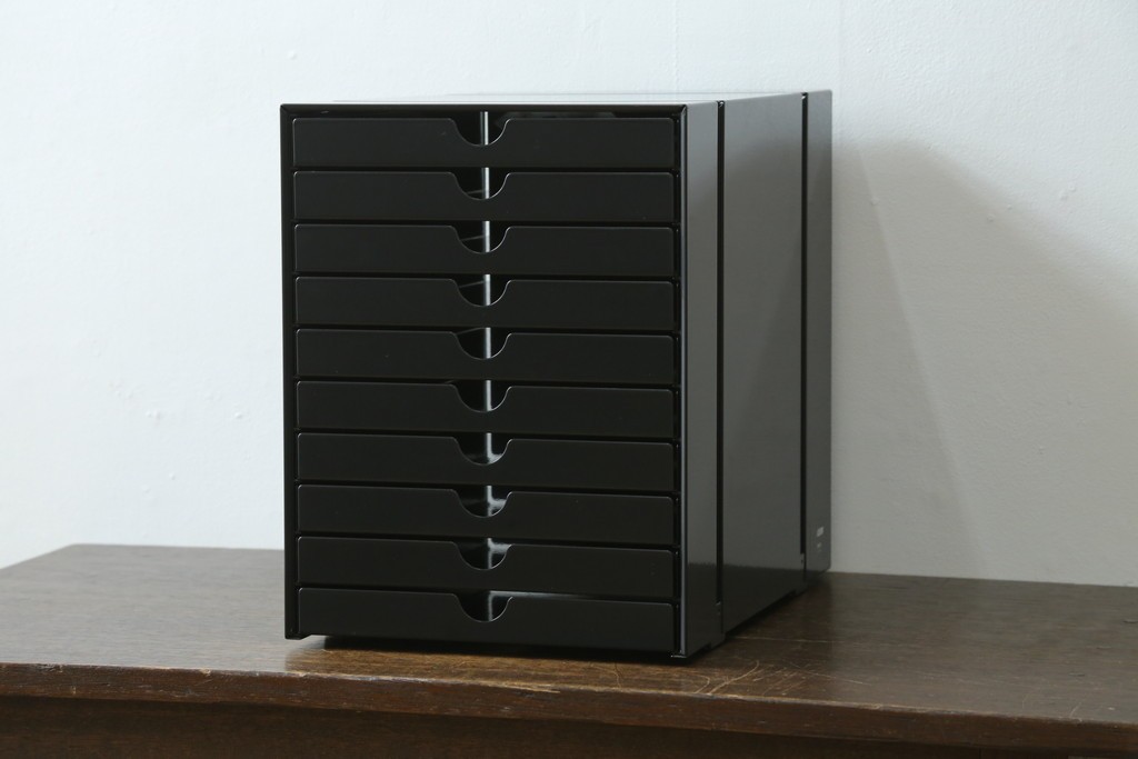 中古　美品　スイス　USMハラー(USM Haller)　イノス(INOS BOX)　ドロワーセット　10段　定価約3万7千円　(R-084847)