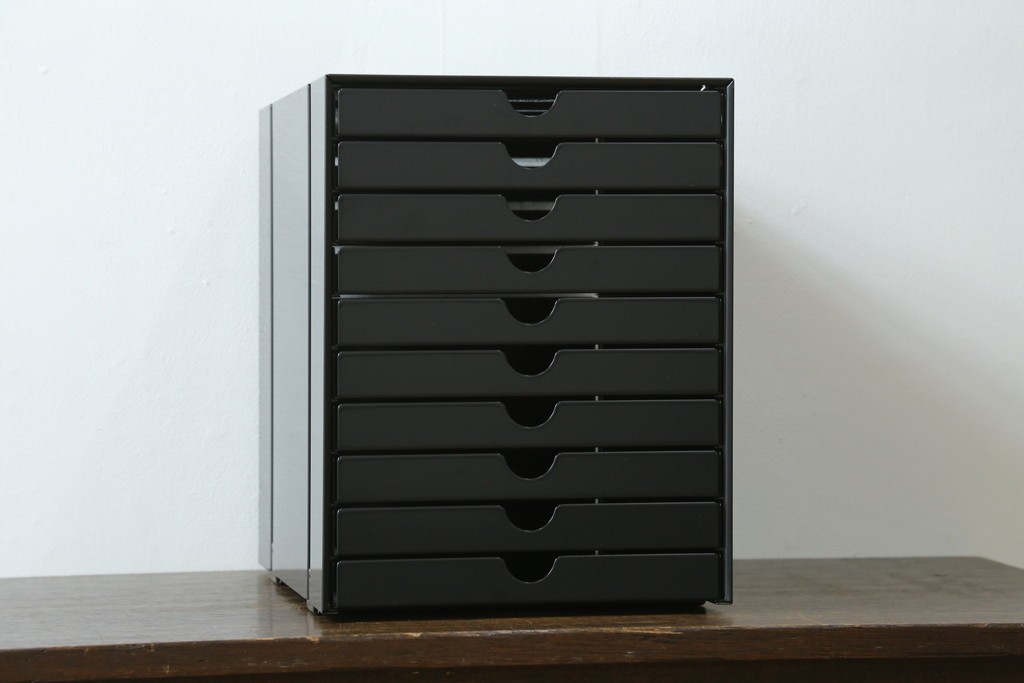 中古　美品　スイス　USMハラー(USM Haller)　イノス(INOS BOX)　ドロワーセット　10段　定価約3万7千円　(R-084847)