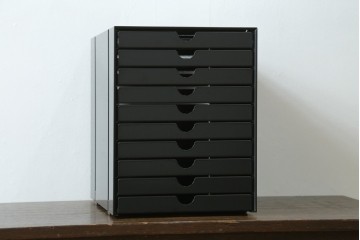 中古　美品　スイス　USMハラー(USM Haller)　イノス(INOS BOX)　ドロワーセット　10段　定価約3万7千円　(R-084847)