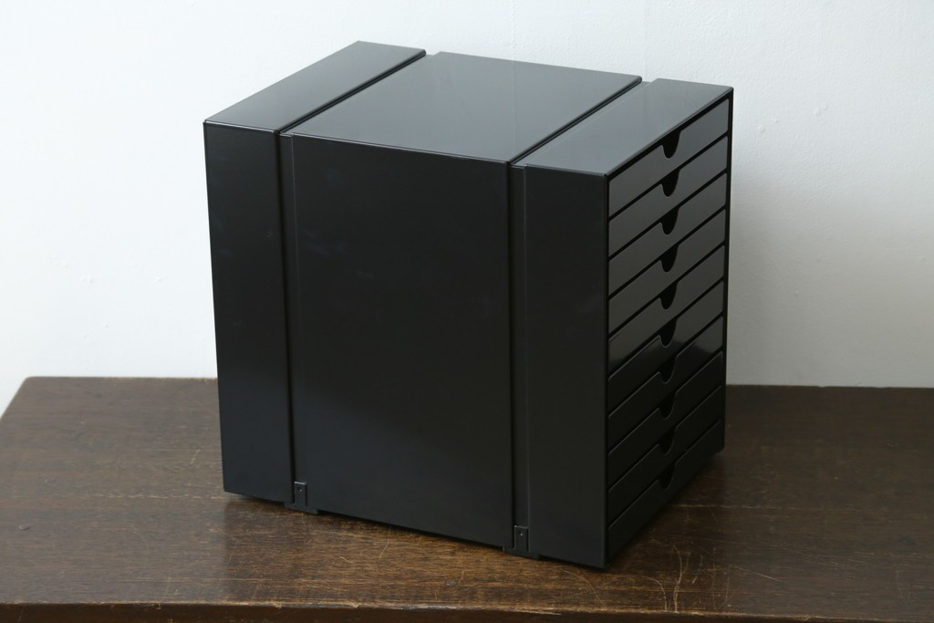 中古　美品　スイス　USMハラー(USM Haller)　イノス(INOS BOX)　ドロワーセット　10段　定価約3万7千円　(R-084847)