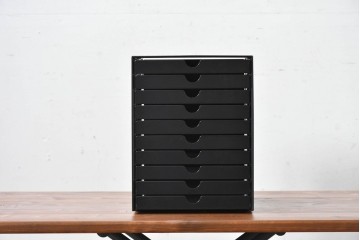 中古　美品　スイス　USMハラー(USM Haller)　イノス(INOS BOX)　ホームオフィスにもおすすめなスッキリとしたデザインの10段レターケース　定価約3万7千円相当　(R-084848)