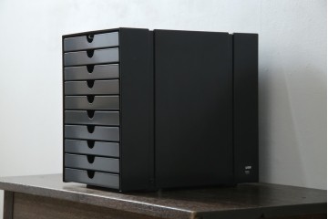 中古　美品　スイス　USMハラー(USM Haller)　イノス(INOS BOX)　ホームオフィスにもおすすめなスッキリとしたデザインの10段レターケース　定価約3万7千円相当　(R-084848)