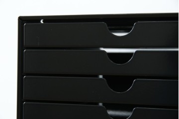 中古　美品　スイス　USMハラー(USM Haller)　イノス(INOS BOX)　ホームオフィスにもおすすめなスッキリとしたデザインの10段レターケース　定価約3万7千円相当　(R-084848)