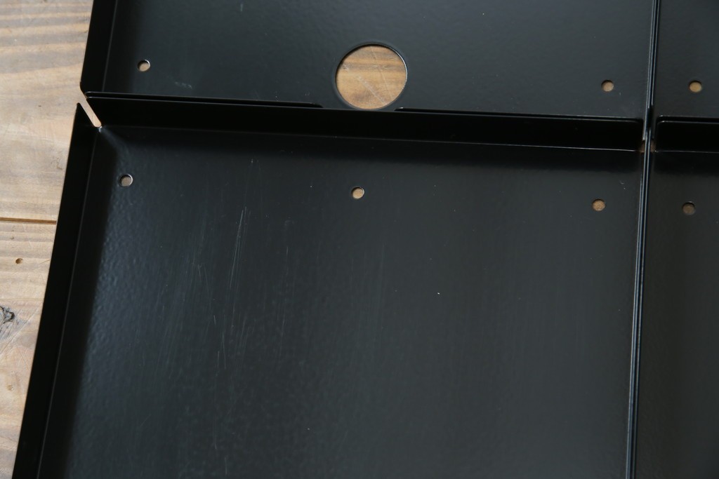 中古　美品　スイス　USMハラー(USM Haller)　イノス(INOS BOX)　ホームオフィスにもおすすめなスッキリとしたデザインの10段レターケース　定価約3万7千円相当　(R-084848)