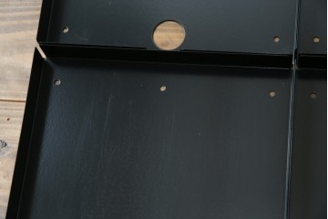 中古　美品　スイス　USMハラー(USM Haller)　イノス(INOS BOX)　ホームオフィスにもおすすめなスッキリとしたデザインの10段レターケース　定価約3万7千円相当　(R-084848)