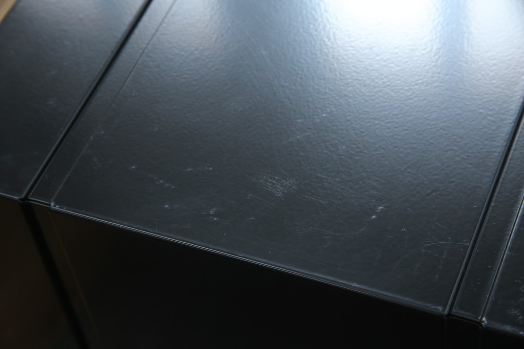 中古　美品　スイス　USMハラー(USM Haller)　イノス(INOS BOX)　ホームオフィスにもおすすめなスッキリとしたデザインの10段レターケース　定価約3万7千円相当　(R-084848)