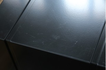 中古　美品　スイス　USMハラー(USM Haller)　イノス(INOS BOX)　ホームオフィスにもおすすめなスッキリとしたデザインの10段レターケース　定価約3万7千円相当　(R-084848)