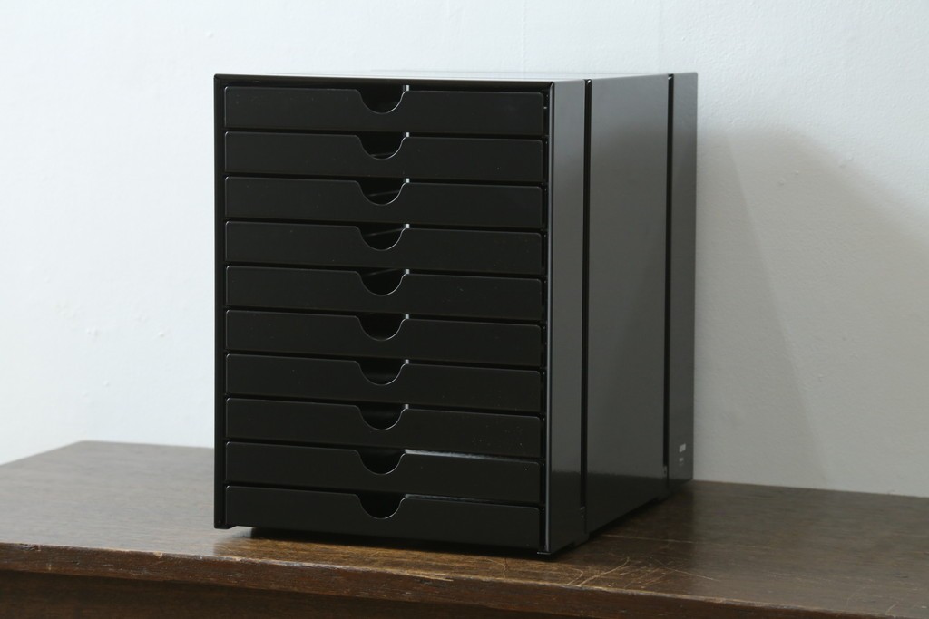 中古　美品　スイス　USMハラー(USM Haller)　イノス(INOS BOX)　　ドロワーセット　10段　定価約3万7千円　(R-084849)