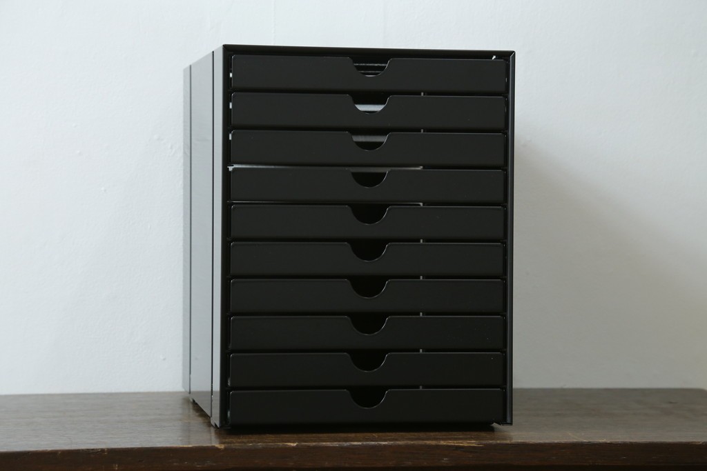 中古　美品　スイス　USMハラー(USM Haller)　イノス(INOS BOX)　　ドロワーセット　10段　定価約3万7千円　(R-084849)