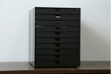 中古　美品　スイス　USMハラー(USM Haller)　イノス(INOS BOX)　　ドロワーセット　10段　定価約3万7千円　(R-084849)