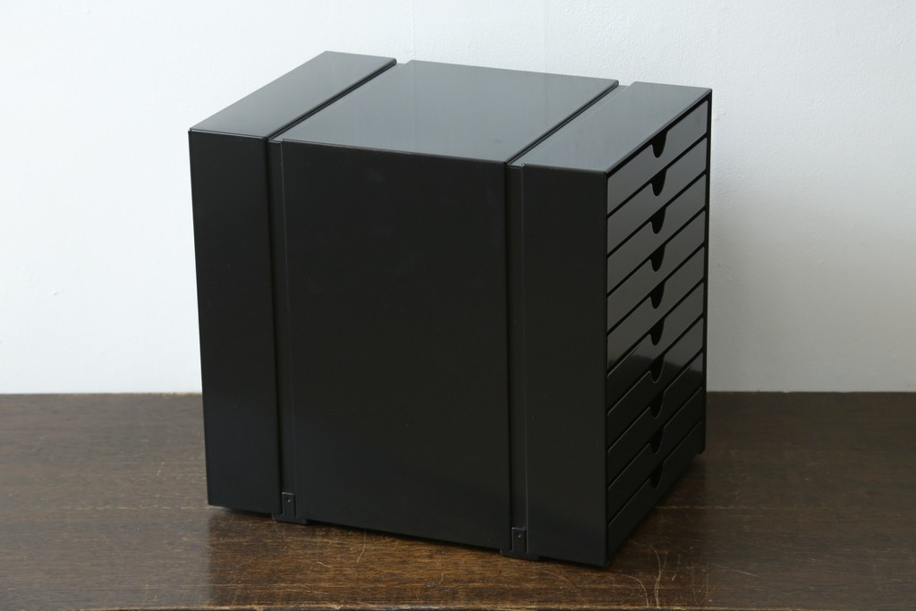 中古　美品　スイス　USMハラー(USM Haller)　イノス(INOS BOX)　　ドロワーセット　10段　定価約3万7千円　(R-084849)