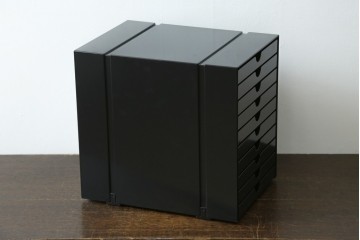 中古　美品　スイス　USMハラー(USM Haller)　イノス(INOS BOX)　　ドロワーセット　10段　定価約3万7千円　(R-084849)