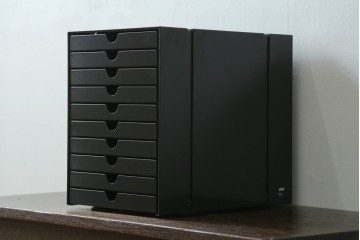 中古　美品　スイス　USMハラー(USM Haller)　イノス(INOS BOX)　　ドロワーセット　10段　定価約3万7千円　(R-084849)