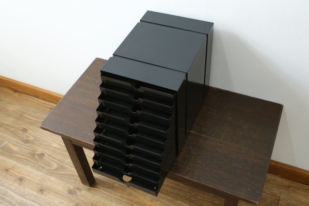 中古　美品　スイス　USMハラー(USM Haller)　イノス(INOS BOX)　　ドロワーセット　10段　定価約3万7千円　(R-084849)