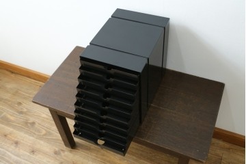 中古　美品　スイス　USMハラー(USM Haller)　イノス(INOS BOX)　　ドロワーセット　10段　定価約3万7千円　(R-084849)